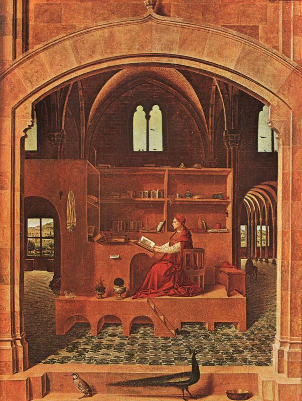 Antonello da Messina St.Jerome in his Study